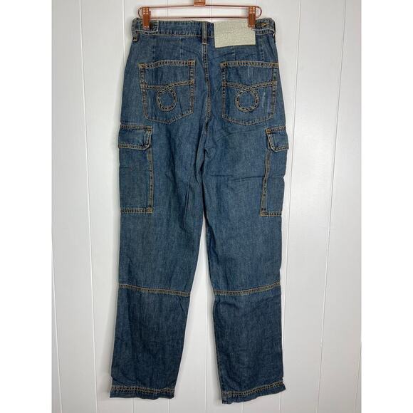 One Teaspoon Cargo Motion Jeans in Used Blue Size 25 NWT - Picture 7 of 10